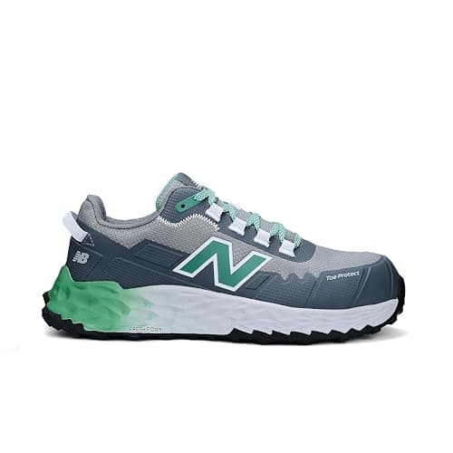 New Balance Fresh Foam Cremorne Composite Toe Safety Shoes for Men - Non Slip, Electrical Hazard - Green, Low Rise
