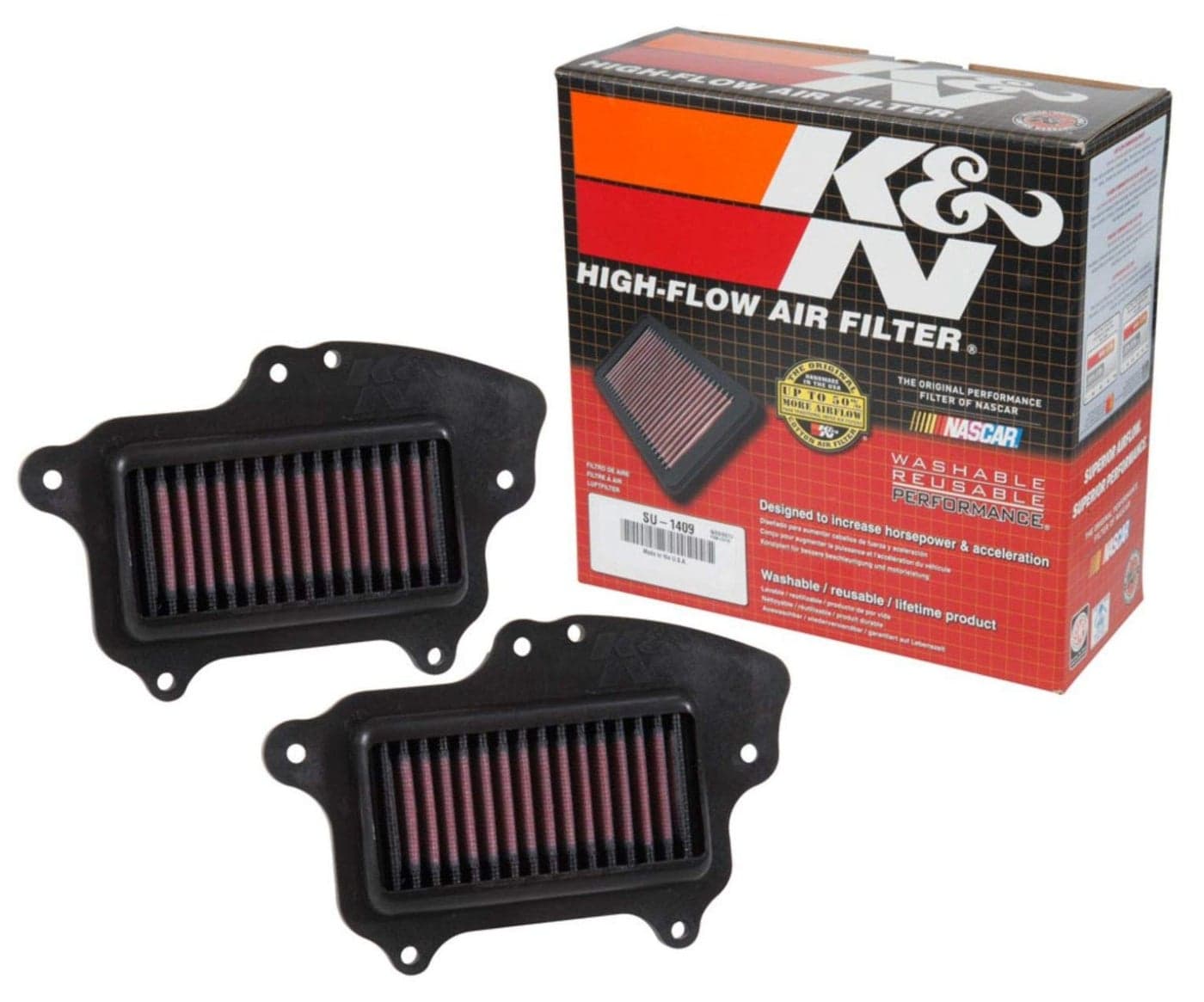 KN Engine Air Filter High Performance Premium Powersport Air Filter Fits 20092019 SUZUKI C90 Boulevard BOSS C90T M90 C1500BT Intruder VL1500BT SU1409