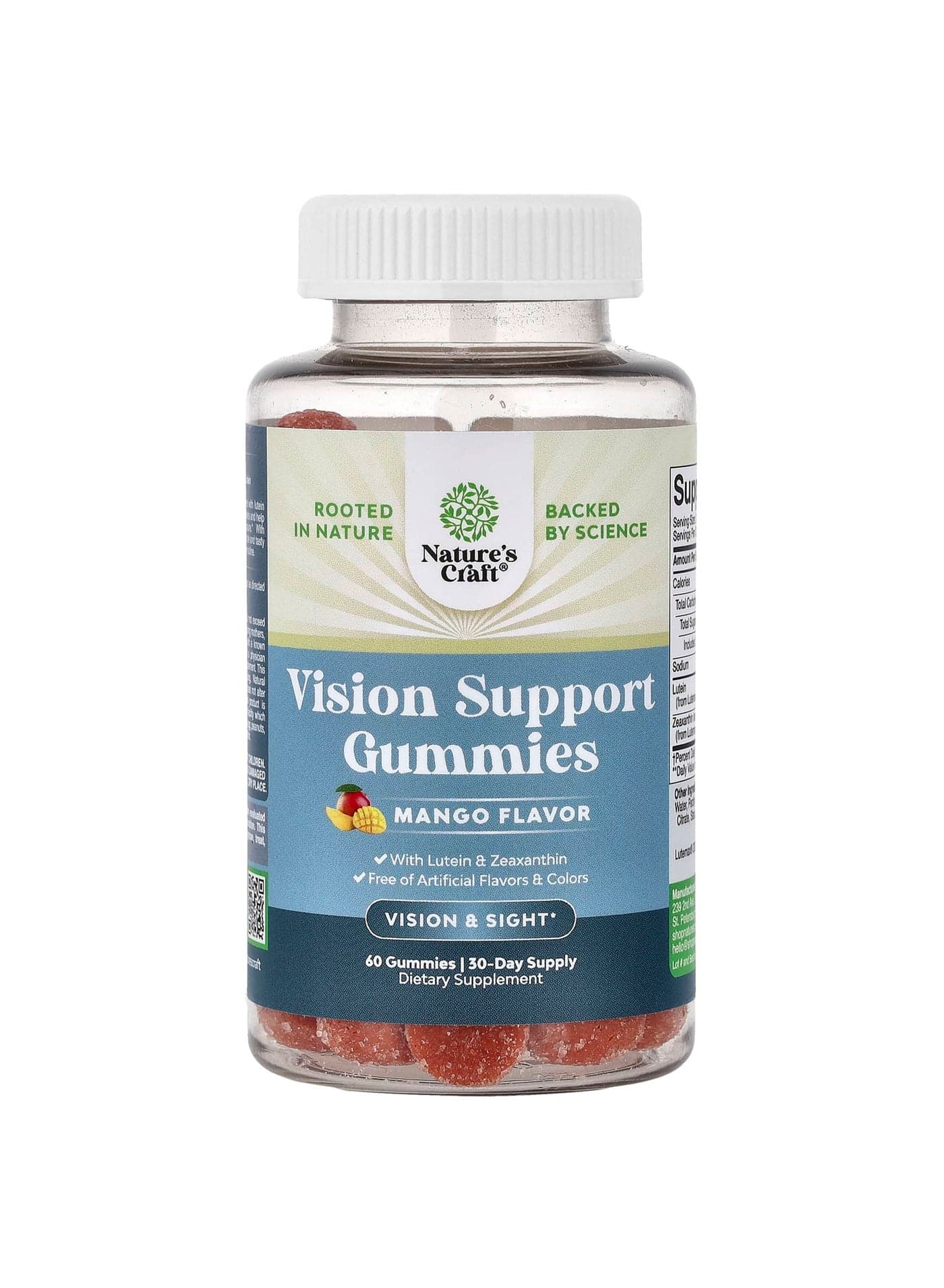 Vision Support Gummies, Mango , 60 Gummies
