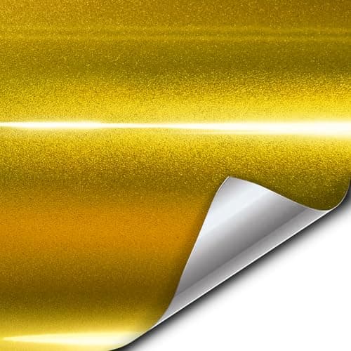 VViViD XPO Gloss Metallic Gold Vinyl Car Wrap Film 1ft x 5ft