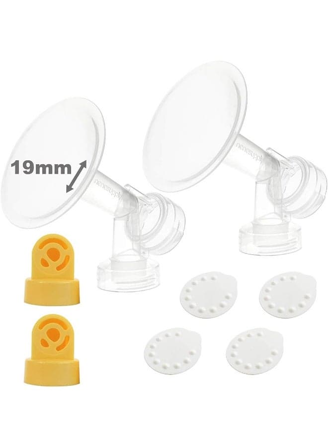 Nenesupply Compatible Pump Parts for Medela Breastpumps XX Small 19mm Breastshield Valve Membrane