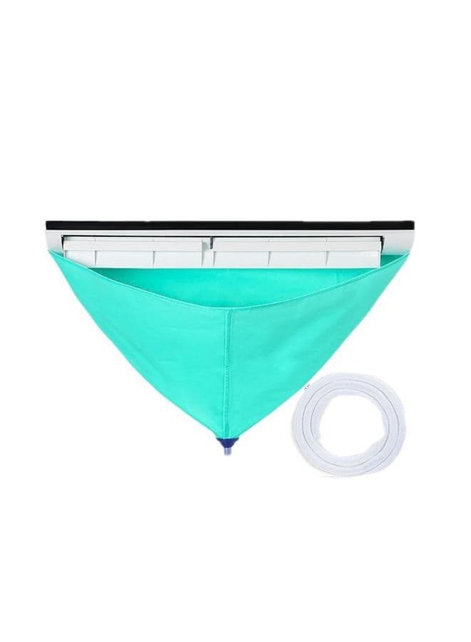 Split Air Conditioning Washing Bag AC Dust Cleaning Protective Service Cover with Drain Port Water Pipe