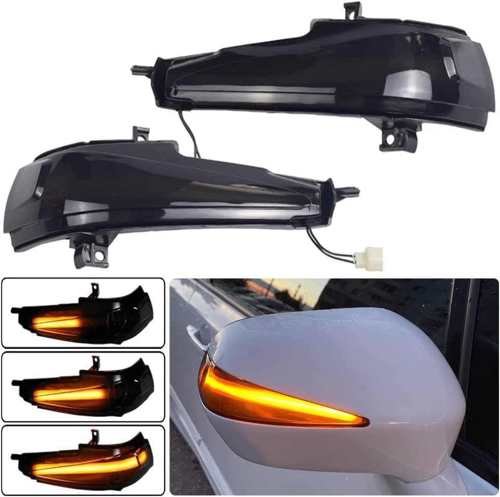 Hacreyatu Rearview Side Mirror Indicator Lamp Dynamic LED Turn Signal Flasher Lights For HONDA CIVIC 20062011 Sedan FA 1 2 3 FD 1 2 3 4 5