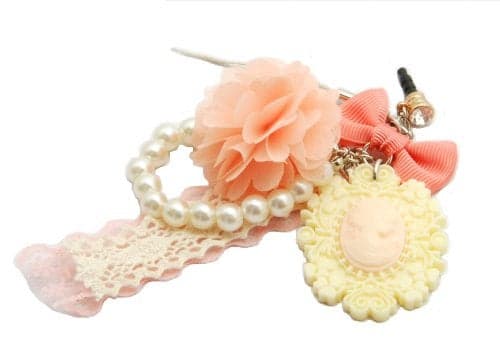 ZZYBIA® Romantic Victorian Dust Plug Charm for Cell Phone
