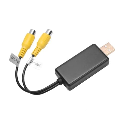 TheCoolCube USB to CVBS Video Output Adapter 2 CVBS Output USB to RCA Cable DC 5V for Android Multimedia Player and Android TV Player