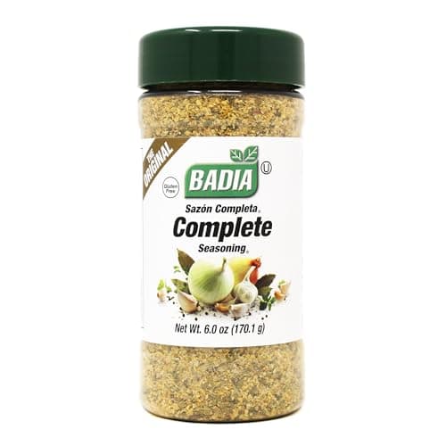 Badia Complete Seasoning, 6 oz - All-Purpose Spice Blend of Garlic, Onion, Salt, Pepper, Herbs & Spices - Savory Signature Blend