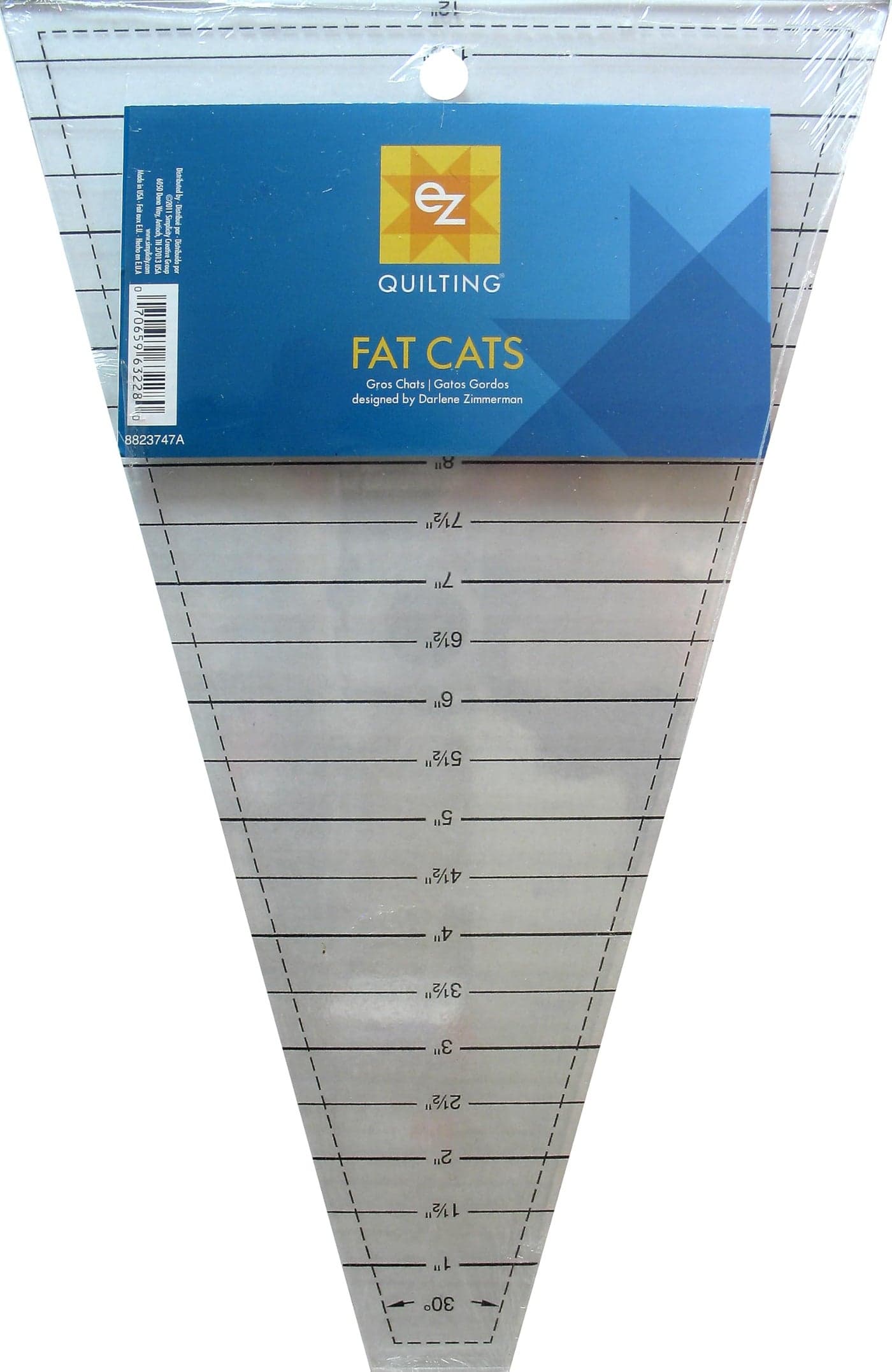 Wrights 12 7Inch Fat Cats Ruler