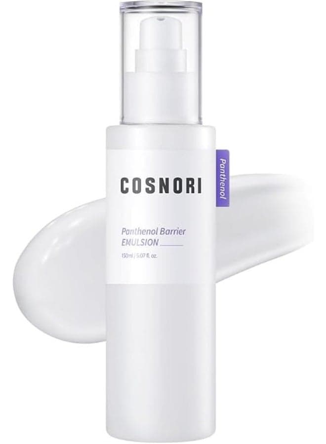 COSNORI Panthenol Barrier Emulsion - Vegan Emulsion to Strengthen Skin Barrier, High Content: Panthenol, Cockatoo Plum Extract, Skin Texture and Moisturiser, 5.07 fl.oz