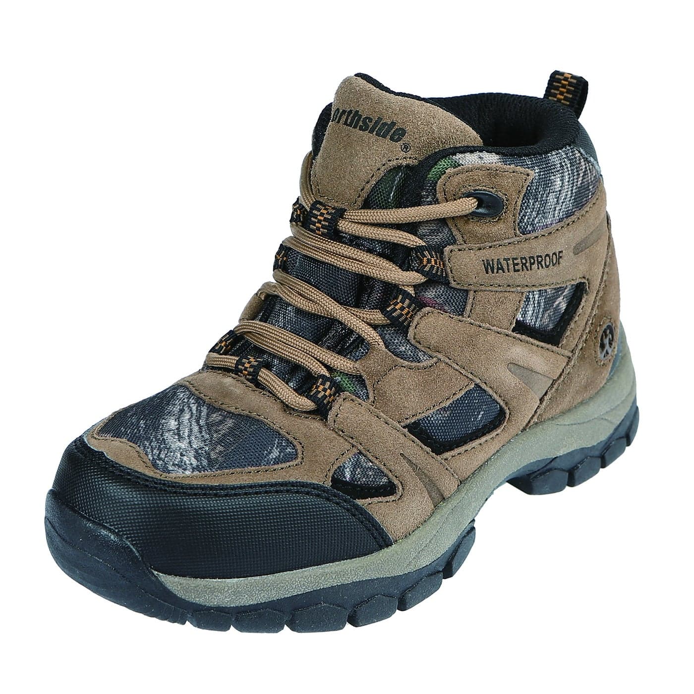 Northside Bismarck Junior Hiking Boot InfantToddlerLittle Kid Brown Camo 1 M US Little Kid