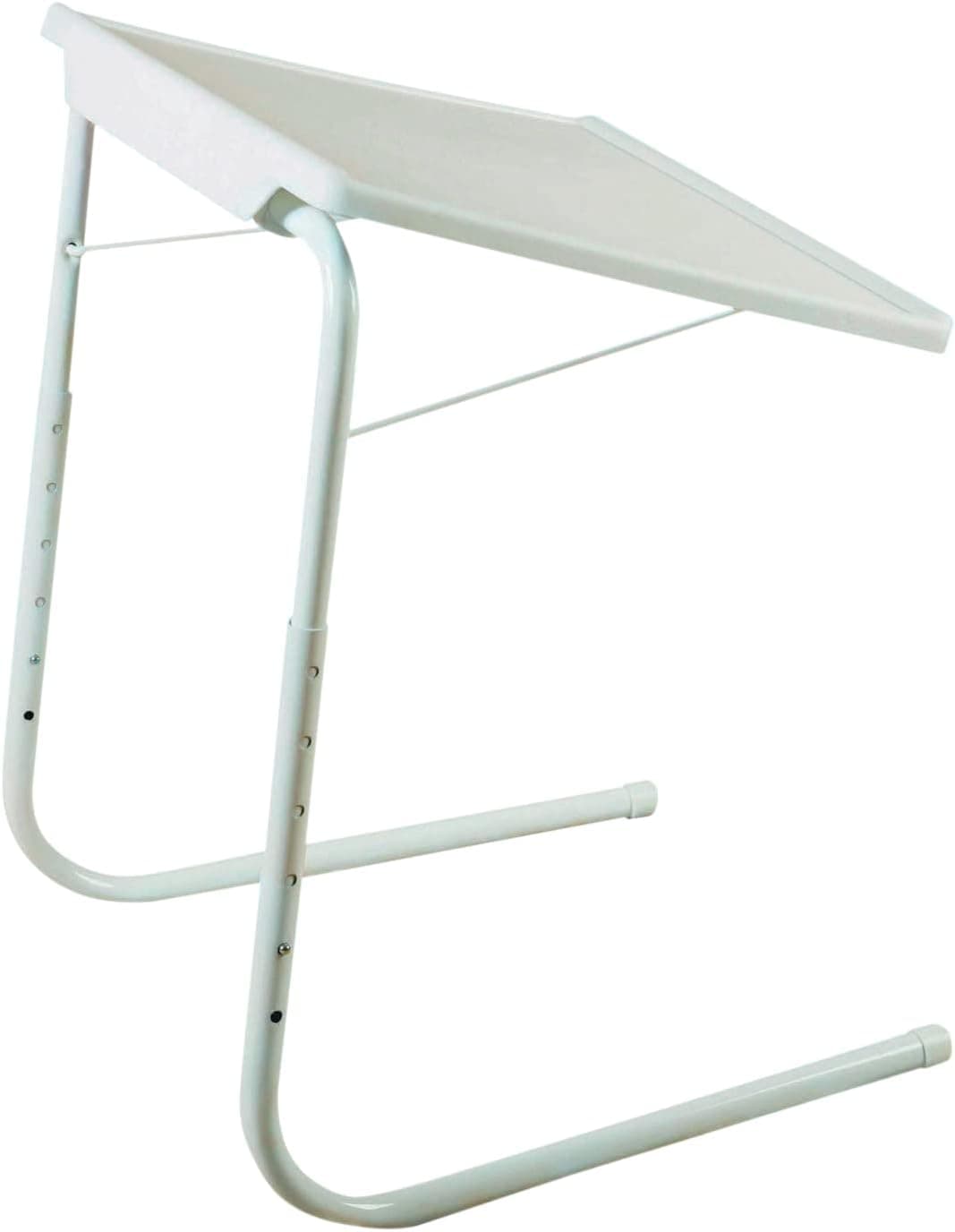 Aidapt Light Duty Easy to Move Portable Foldable Adjustable Multi Functional Table White