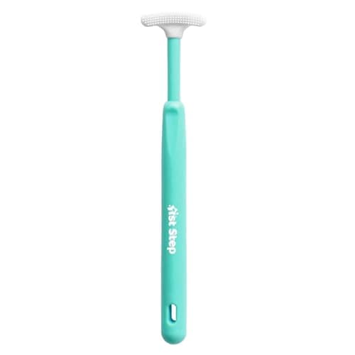 1st Step Silicone Tongue Cleaner (Green)