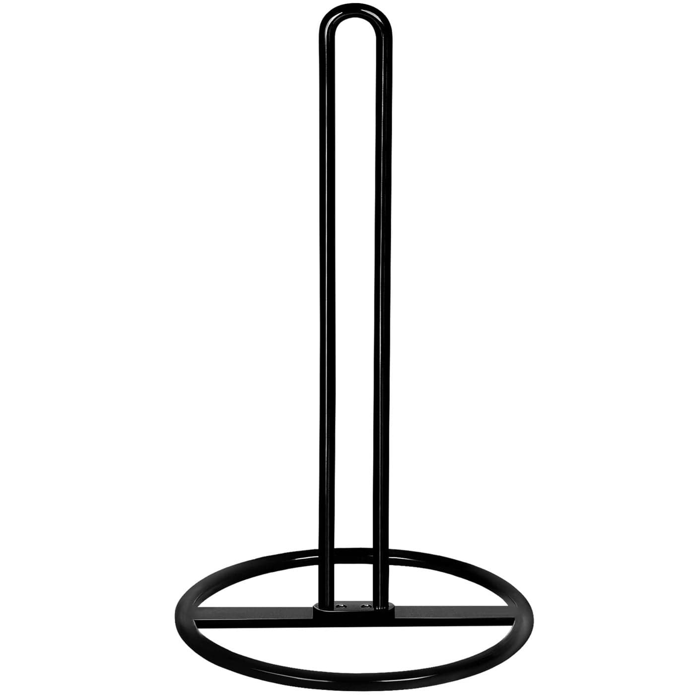 Paper Towel Holder Countertop OBODING Kitchen Paper Towel Stand Holder for Kitchen Organization and Storage Paper Towel Holders for Standard and Large Size Rolls Black