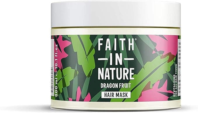 Faith In Nature Organic Shea Argan Hair Mask Moisturising for Curly Hair Dry Scalp Vegan Cruelty Free No SLS Silicones or Parabens 300ml Packing May Vary