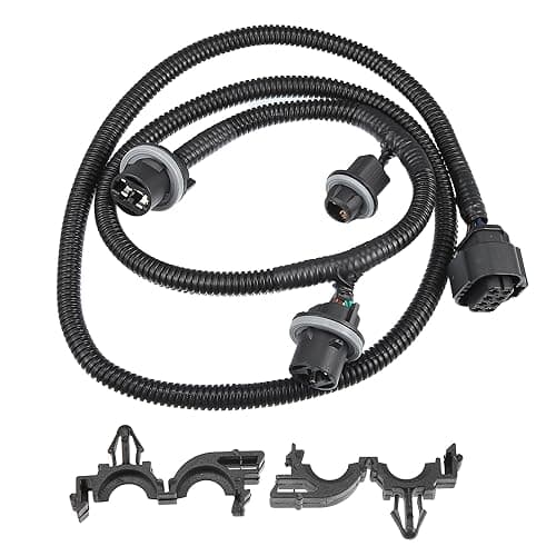 uxcell 1set Driver Side Tail Lamp Wiring Harness for Chevrolet Silverado 1500 2014-2015 No.23141278 Tail Light Socket Wire Harness