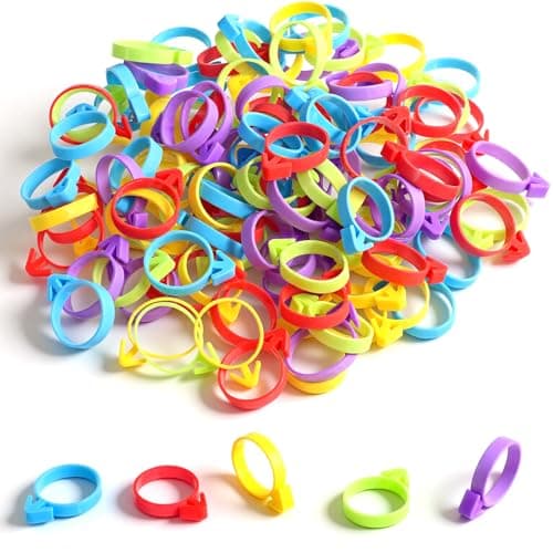 120 PCS Icing Bag Ties Silicone Pastry Bag Ties Reusable Piping Bags Tie Decoration Bags Clips for Cookies Cupcakes Pastry Baking Supplies Seal 5 Colors
