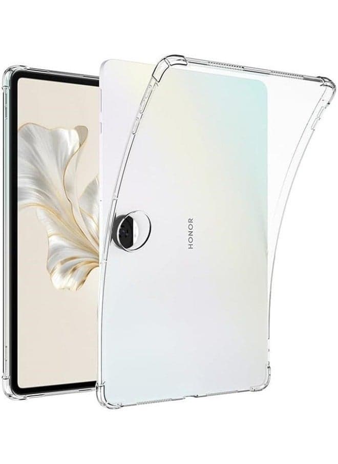 Compatible with Honor Pad 9 12.1 Inch 2024 Tablet PC Soft Transparent Clear TPU Cover for Honor Pad 9 Ultra-thin Shockproof Case