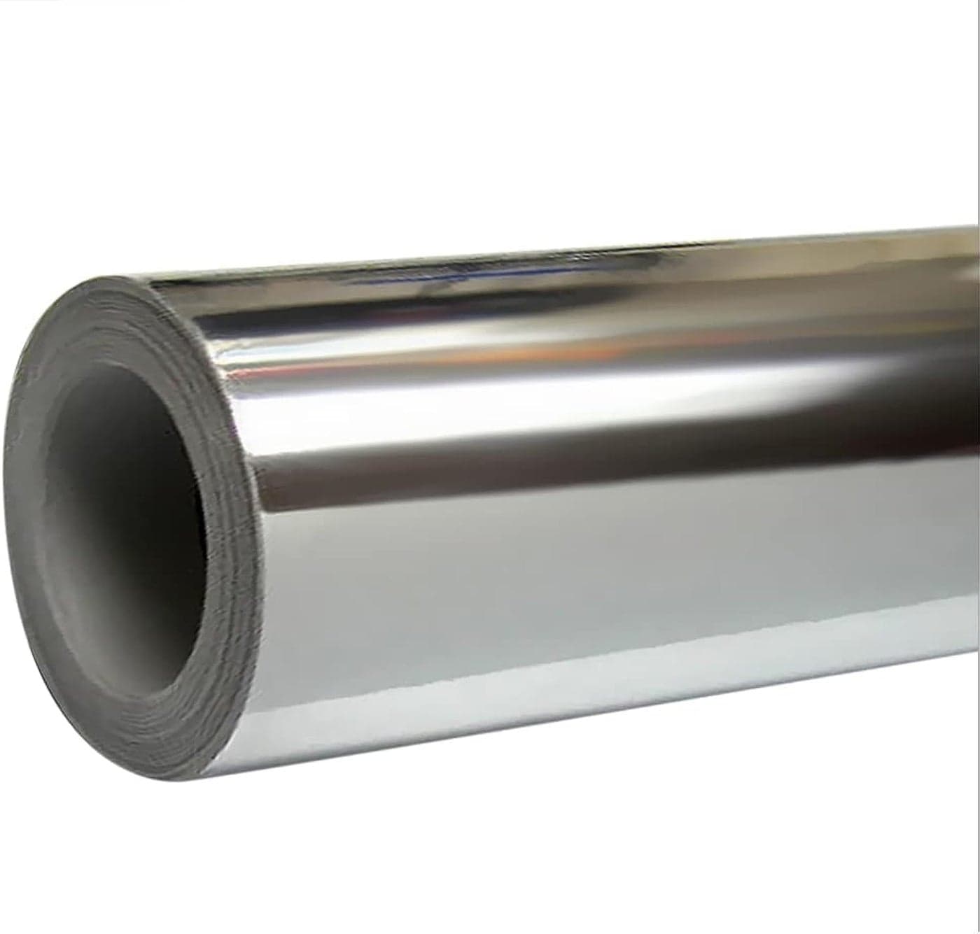 VViViD Silver Mirror Chrome Self-Adhesive Vinyl Wrap Decal Film (1/2ft x 5ft)