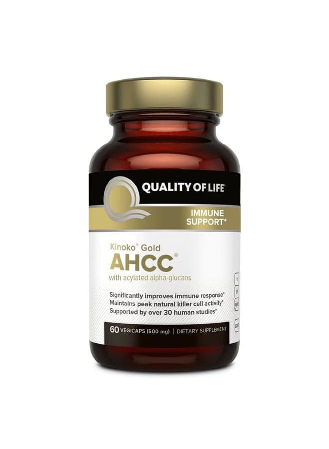 Kinoko Gold Ahcc 60 Capsules (500 Mg.)