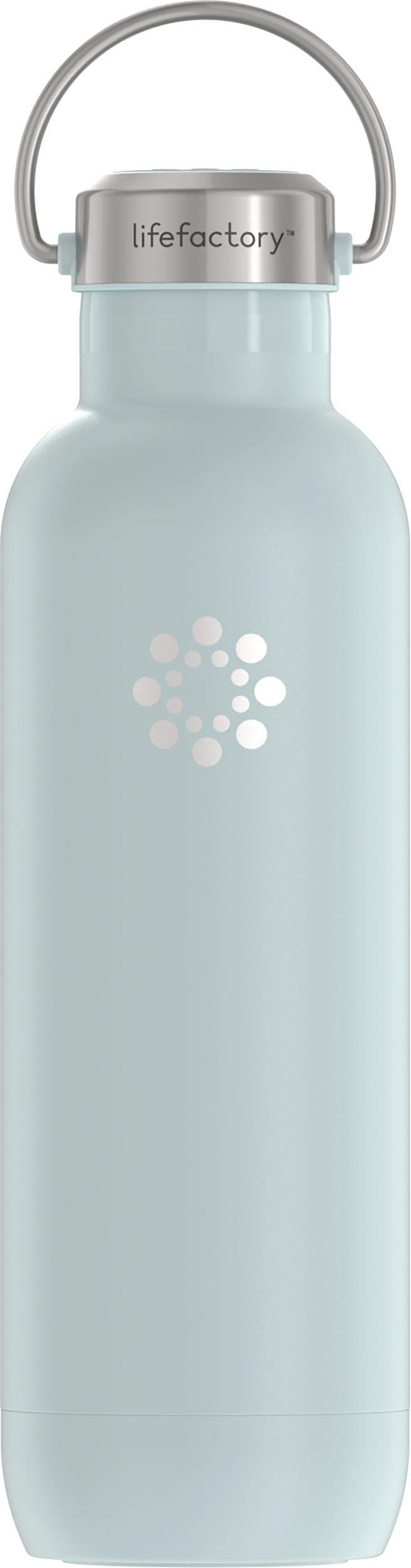 LIfeFactory Stainless Steel VacuumInsulated Sport Bottle 24 Ounce Mint