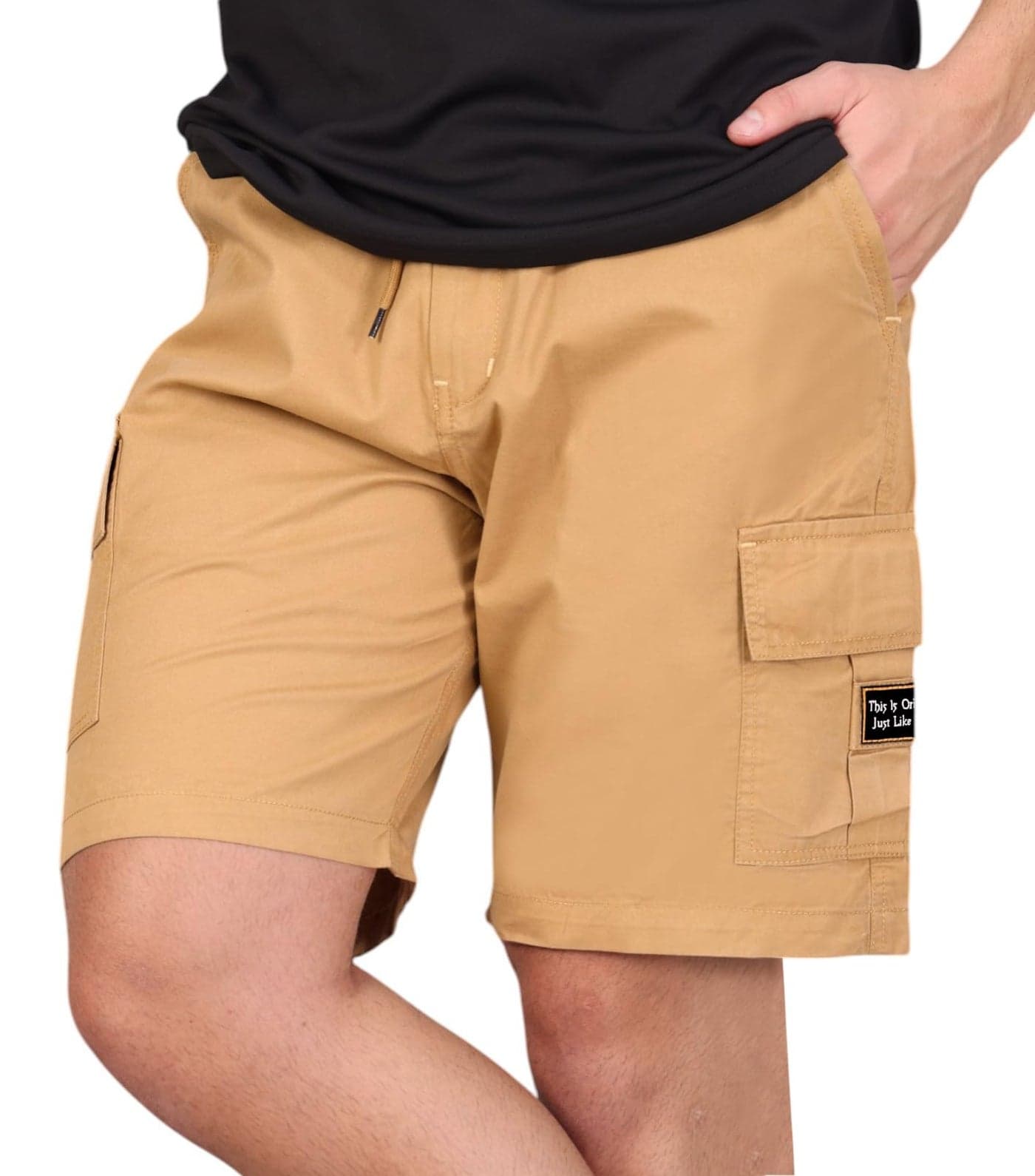 RynoGear Men's Shorts || Cotton Casual Shorts for Man || Shorts Pant for Men Khaki