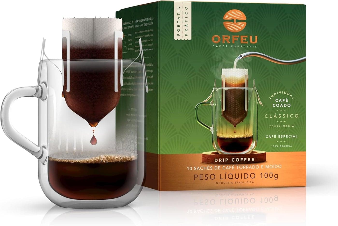 ORFEU Orpheus Classic Drip Coffee - 100g Medium Roast with Floral and Fruity Notes