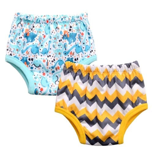Mee Mee Potty Training pull - up Pants For Growing Baby/Toddlers | With 3 Layer Protection of Cotton Padding & Super Dry Feel Outer Layer | Pack of 2