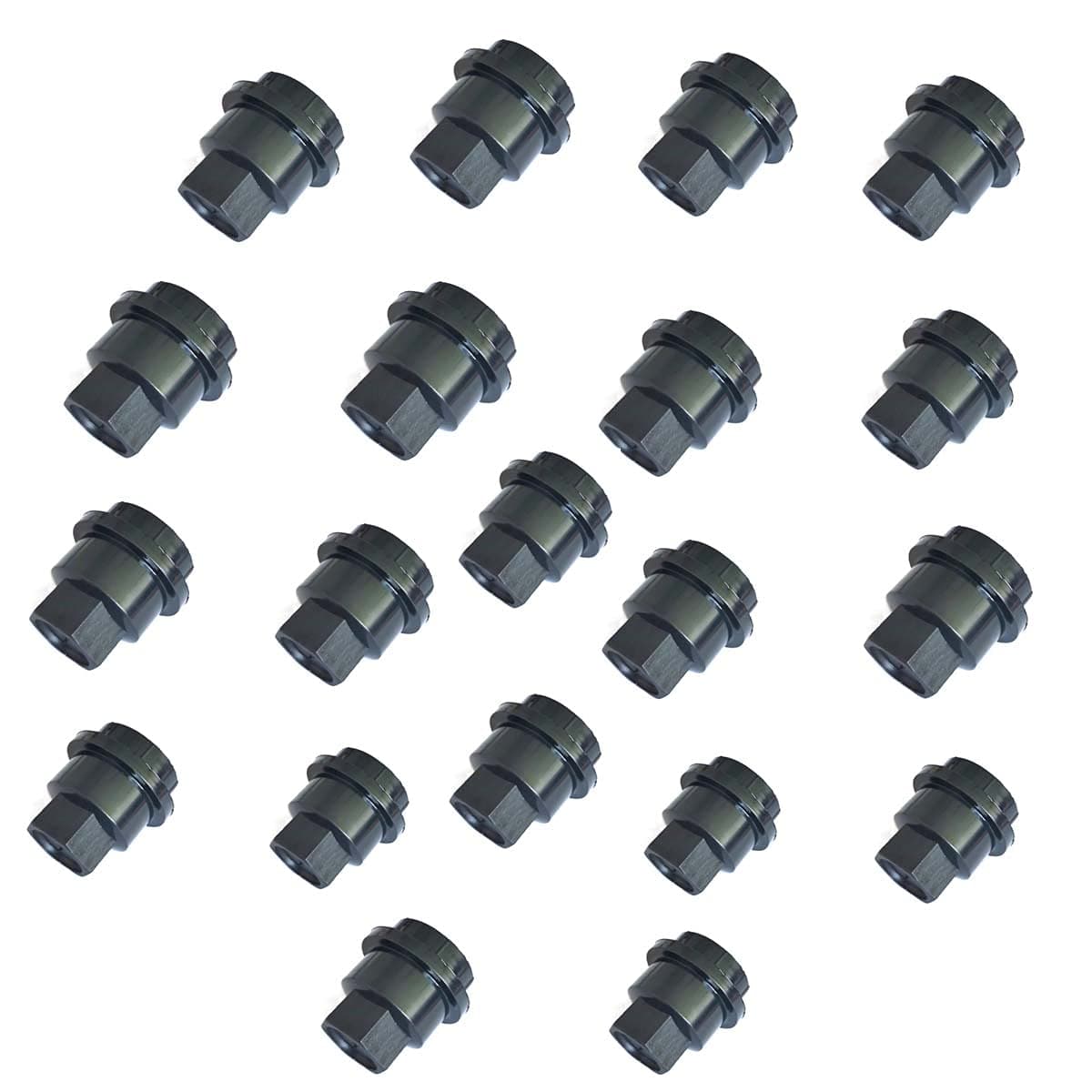 20 PCS Black Wheel Lug NUT Covers Cap Compatible with Chevrolet S10 Blazer GMC Jimmy Sonoma 5605208 5605063 5605040 560511615661036