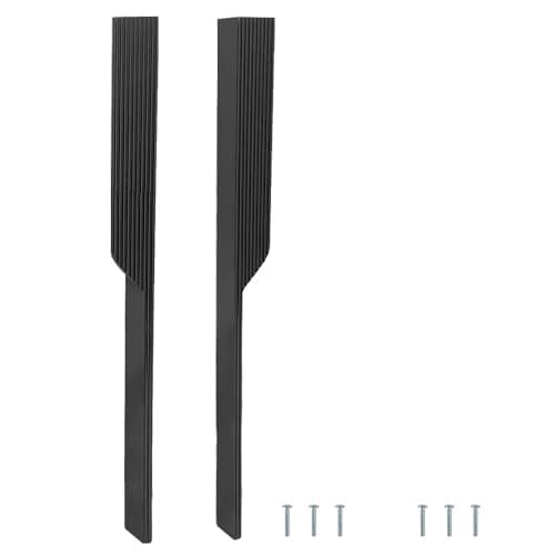 VOLO Cabinet Handle – Multi-Use Pull Handle for Wardrobes, Drawers, Sliding Closets, and Doors in Kitchen, Office, Bedroom (SAC-59) (1 Pair Left & Right) (Black, 288MM (12 Inch))