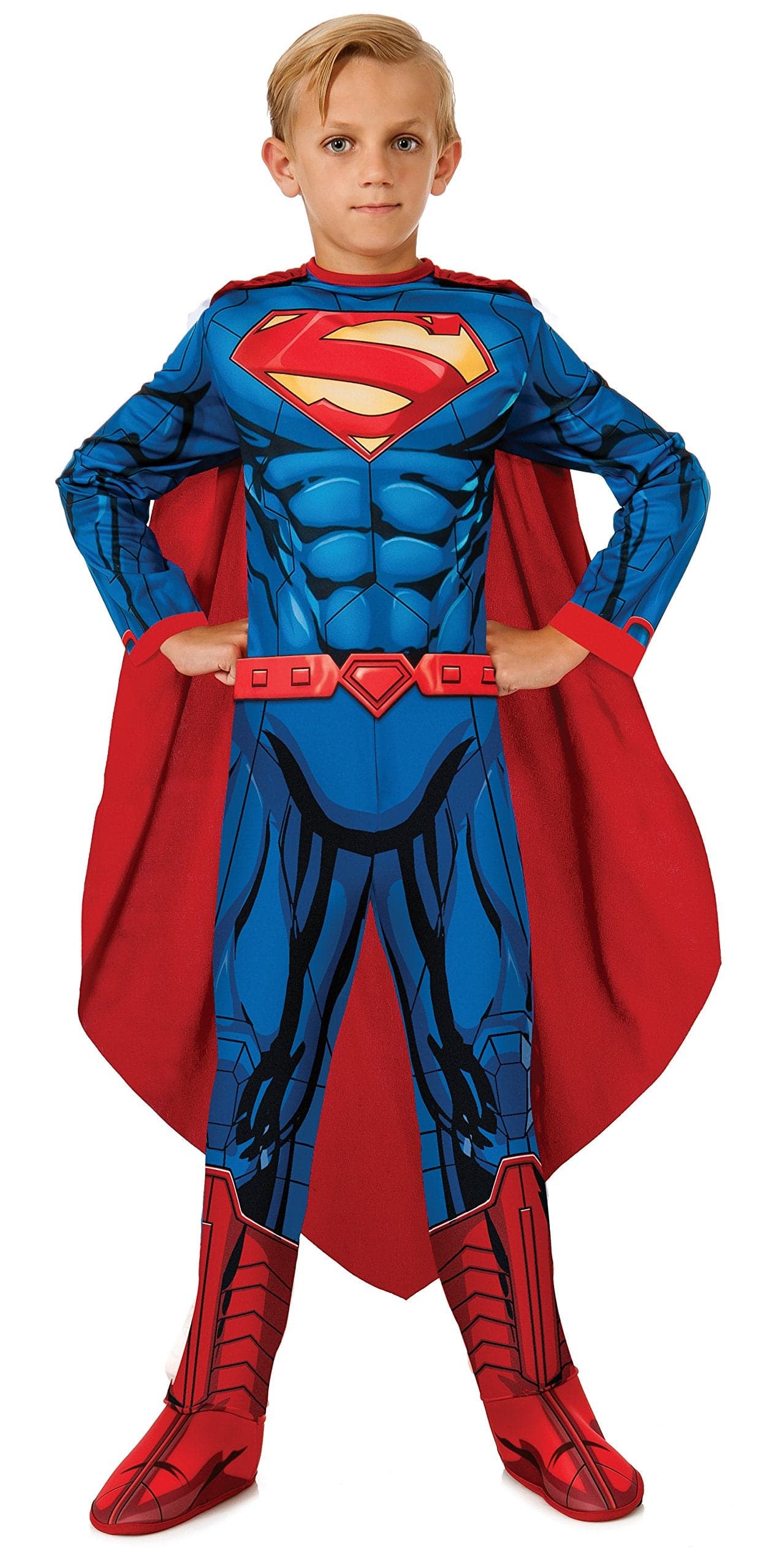 DC Comics Superheroes: Superman Costume for Kids by Rubies, Boy's Medium
