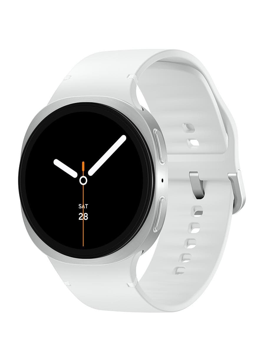Samsung Galaxy Watch 8 44mm (International Version) Bluetooth Smartwatch, Everyday Health Coach, Cushion Design, Dynamic Lug System, 3nm Processor, Sleep Coaching, Running Coach - silver