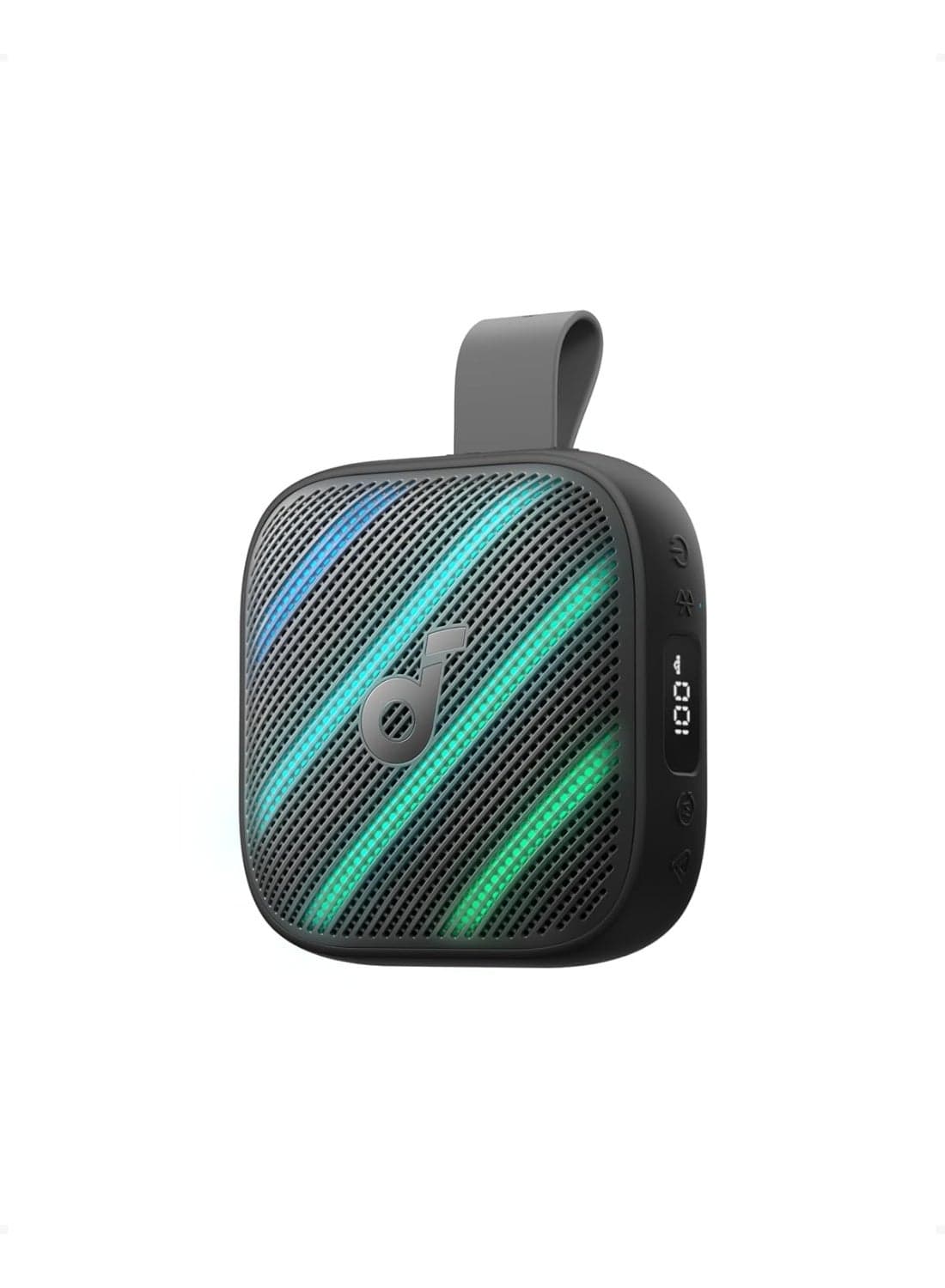 Boom Go 3i Portable Bluetooth Speaker by Anker, 24H Playtime, 15W Punchy Sound, Emergency Power Bank, Powerful BassUp 2.0, Bluetooth 6.0, IP68 Waterproof for Hiking/Cycling/Camping Black