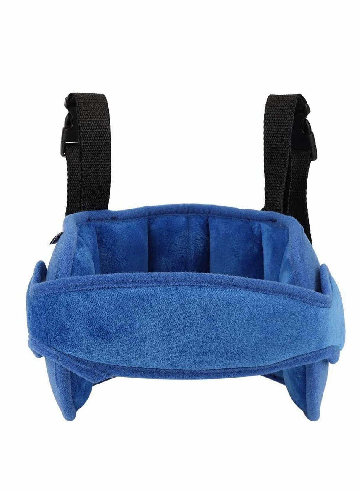 Car Seat Chest Clip Adjustable Toddler Car Seat Head Support Band, Carseat Straps Cover, Safety Car Seat Neck Relief, Blue