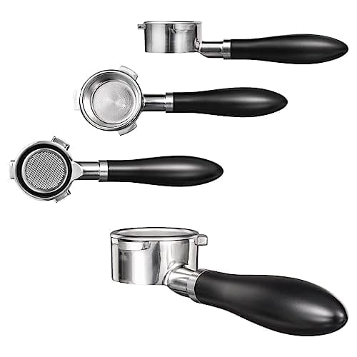 Pavant 54mm Bottomless Portafilter | 54mm Naked Portafilter | Fits Breville Espresso Machines | Black, 1 Count