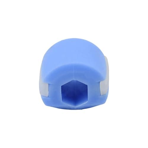On Blow Jawline Exerciser Tool for Face and Neck Shaping, Blue