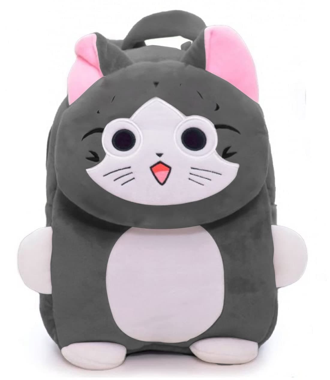 Frantic Kids Soft Animal Cartoon Travelling 10 Litre School Bag Soft Plush Standard Backpack Boy's Girls Baby For 2 To 5 Years Baby/Boy's/Girls Nursery, Preschool, Picnic(Puredfootball) Small