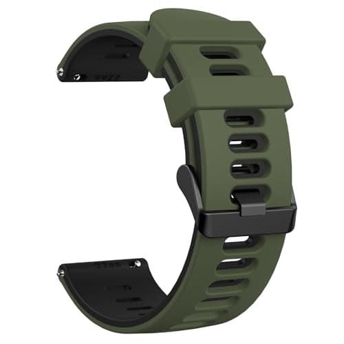 Tobfit 22mm Strap Compatible with Amazfit GTR 47mm, Amazfit GTR 2/2e/3/3 Pro/4, Amazfit BIP 6/5, Stratos/2/2s/3,SmartWatch band with Stainless Steel Buckle - Red/black