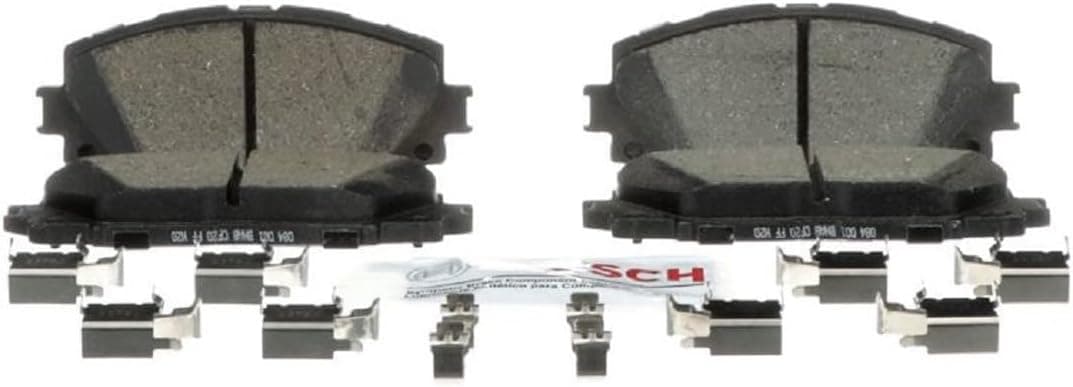 BOSCH BE1184AH Blue Ceramic Disc Brake Pad Set with Hardware - Front
