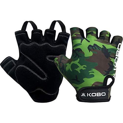 Kobo WTG-30-SMALL Weight Lifting Gym Gloves Camouflage Hand Protector for Fitness Training