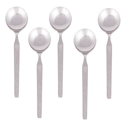 Kishco Parma Stainless Steel Dessert Soup Spoon - Pack of 6