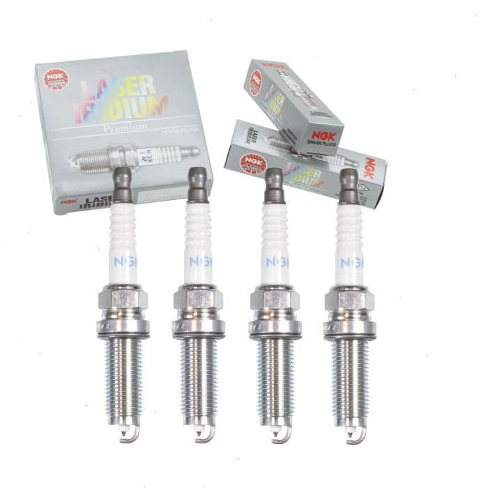 4 pc NGK Laser Iridium Spark Plugs compatible with Honda Civic 1.5L L4 2017-2020