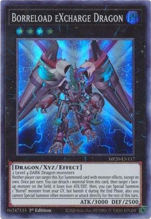 Borreload eXcharge Dragon MP20EN117 Super Rare 1st Edition