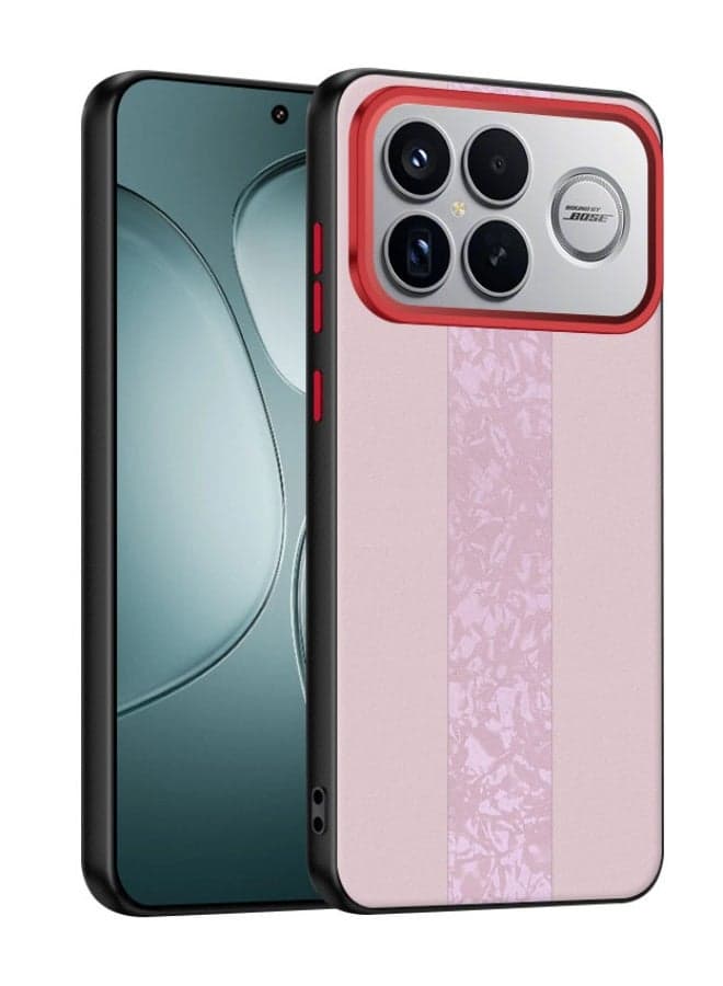 Case for Redmi k90 Pro Max, Lightweight Luxury Relief Anti-Fingerprint Leather Case for Men and Women, Case Cover