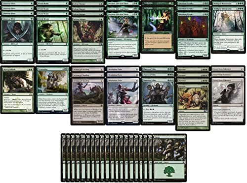 Mono Green Elf Ramp Deck Modern Legal Custom Built Magic The Gathering MTG 60 Card