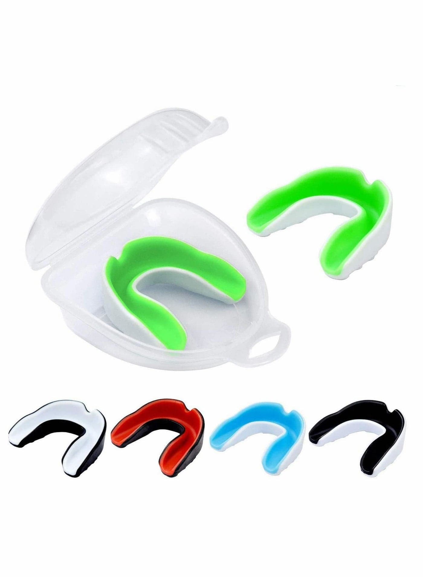 5 pcs Mouth Guard Athletic Guards Trimmable Mouthguard Kids for Boxing, MMA, Rugby, Muay Thai, Hockey, Judo, Karate Martial Arts and All Contact Sports