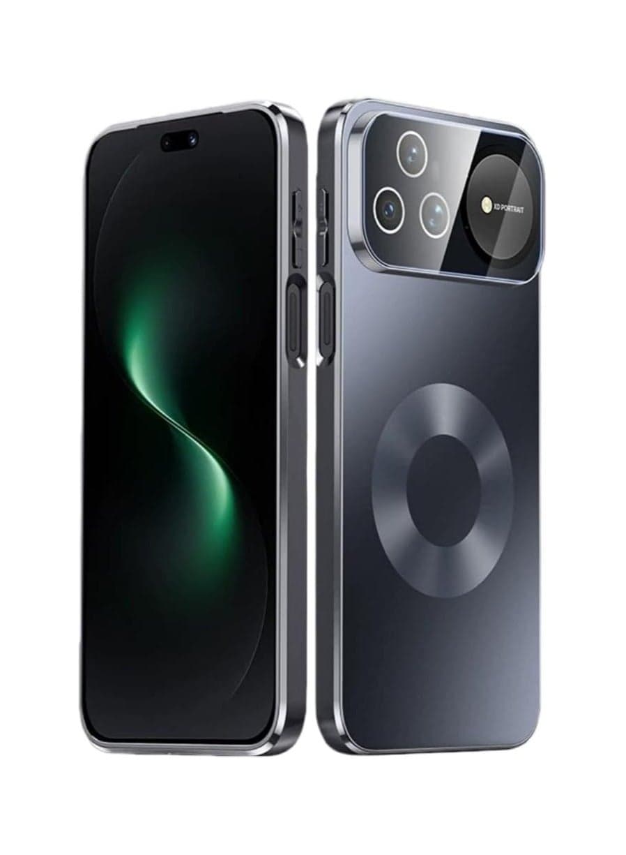 Case compatible with Huawei Nova 15 Ultra 5G 2026, Matte electroplated shockproof frame case, N52 strong magnetic star ring, Full lens coverage protection.