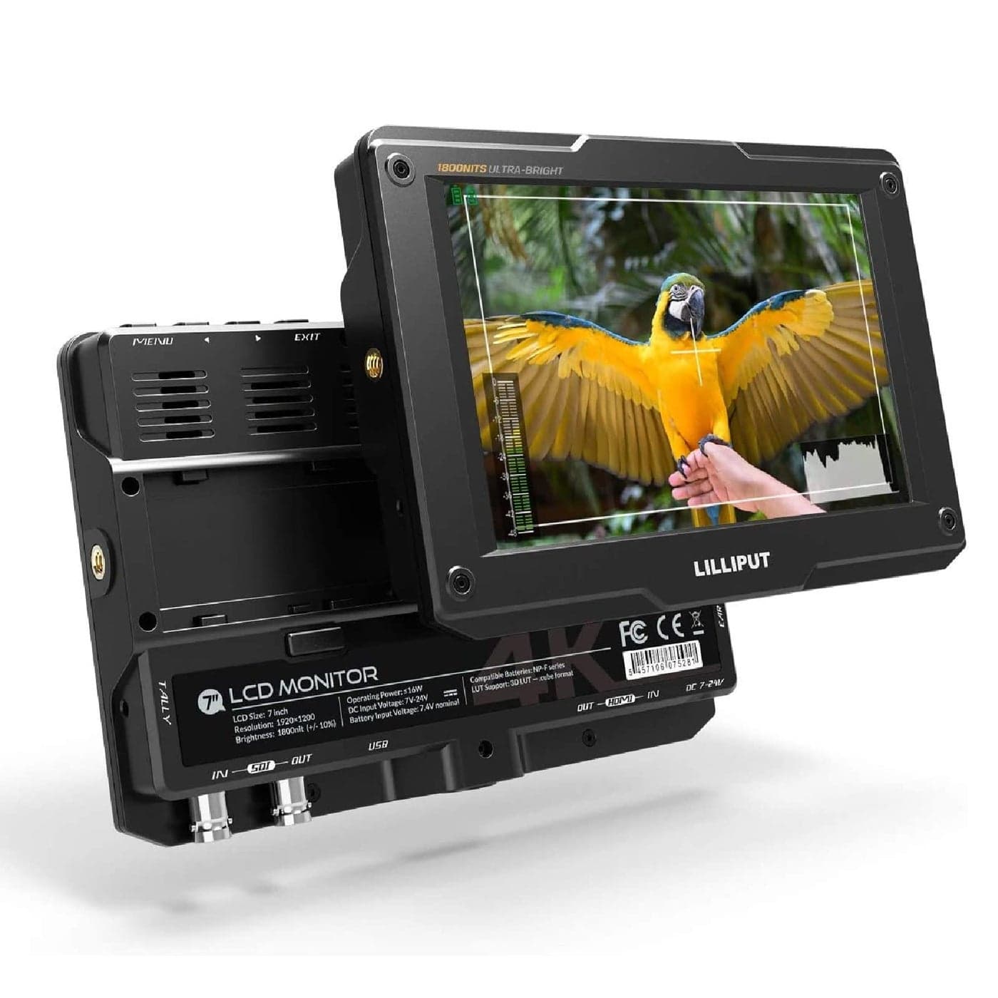 Lilliput H7S 7 Full HD Field LED Monitor with 4K HDMI SDI BuiltIn Speaker 1920x1200