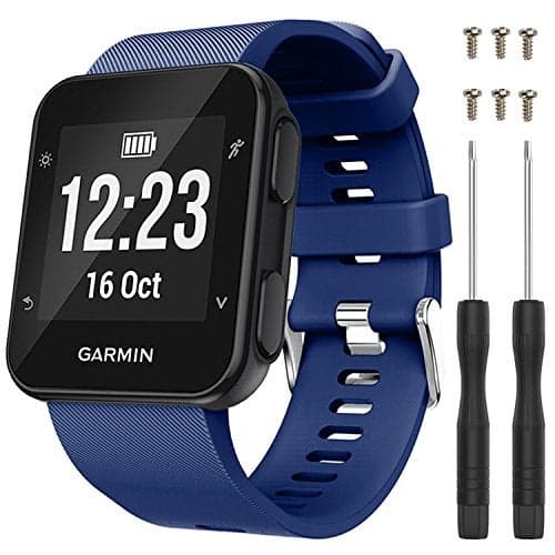 Band for Garmin Forerunner 35, Soft Silicone Replacement Watch Band Strap for Garmin Forerunner 30 Smart Watch (No Tracker)