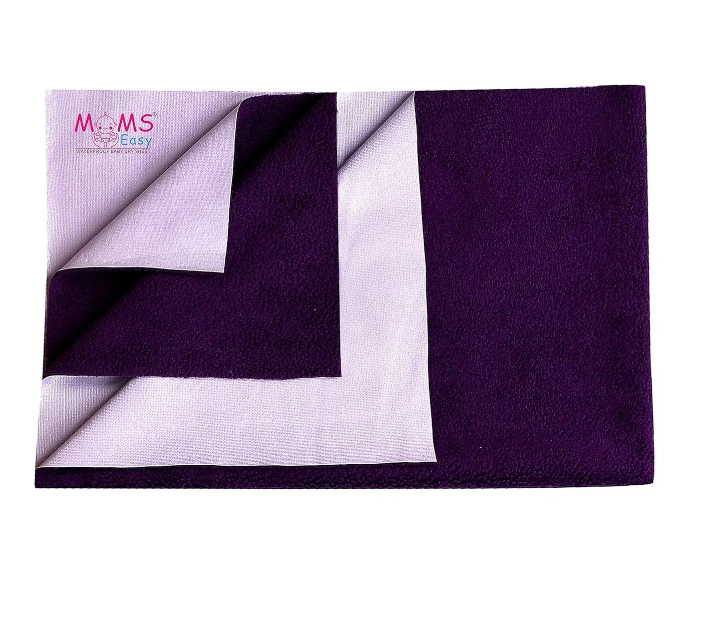MOMSEASY Water Proof and Reusable MatBed ProtectorAbsorbent Drysheet Plum XLarge 200x140 CM