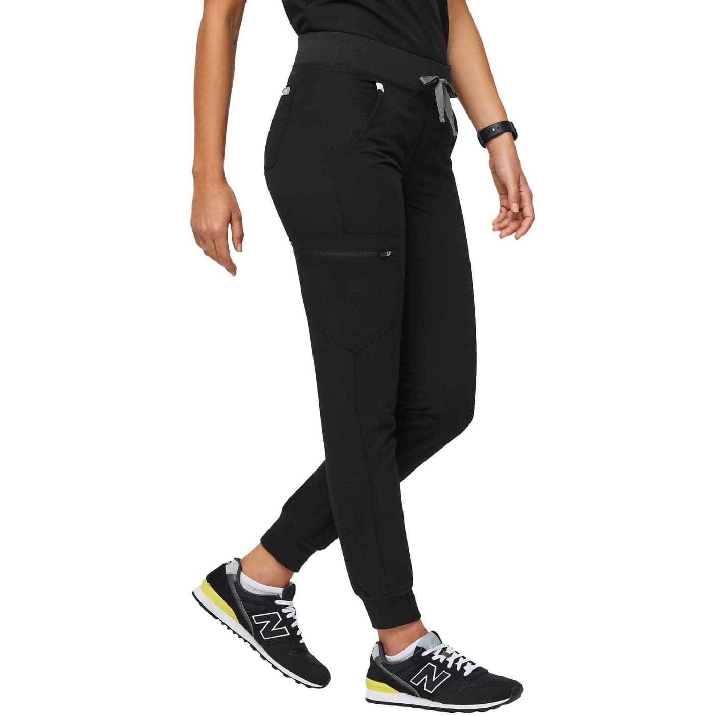 FIGS Zamora Jogger Style Scrub Pants for Women Black S