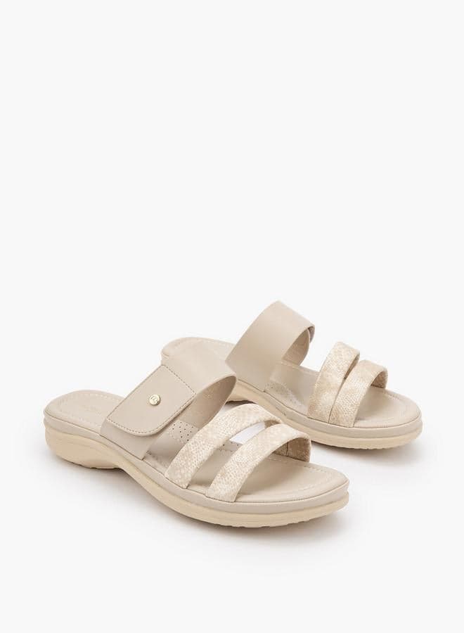 Flora Bella Women Textured Slip-On Sandals — 41